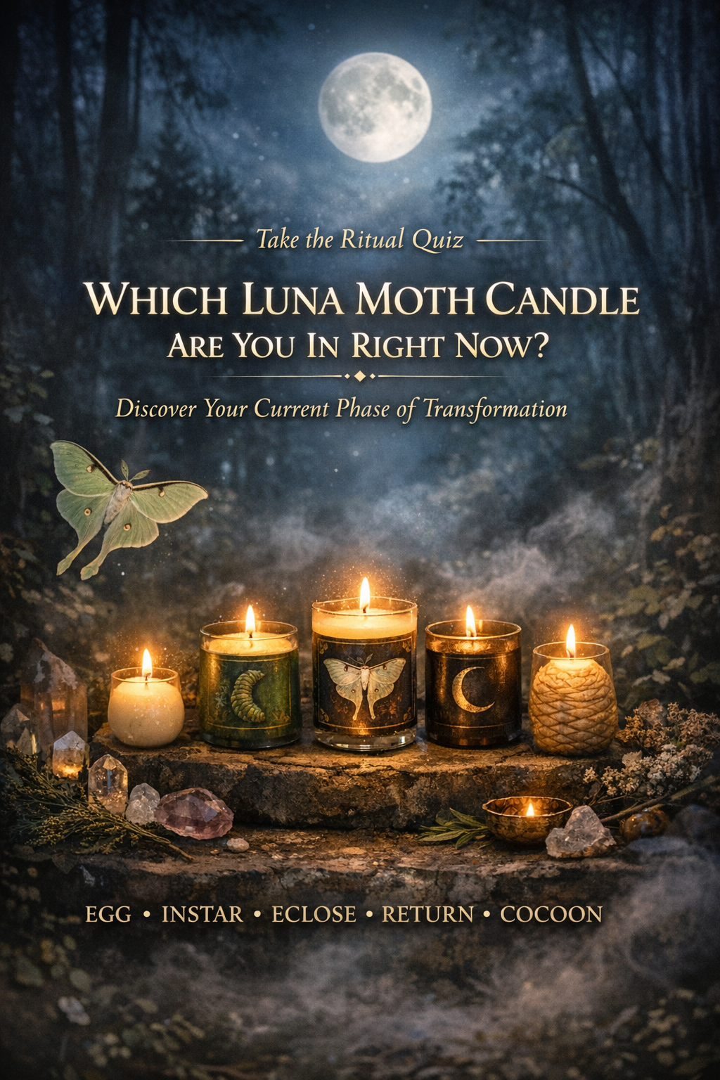 Which Luna Moth Candle Are You In Right Now? | Find Your Current Phase