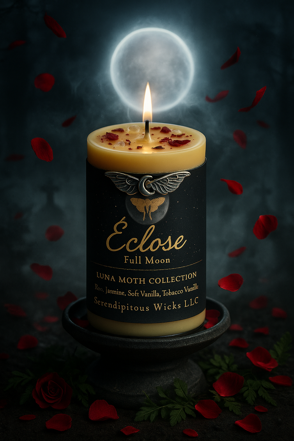 🌕 ECLOSE — Full Moon III (illumination, receiving) | Luna Moth Collection