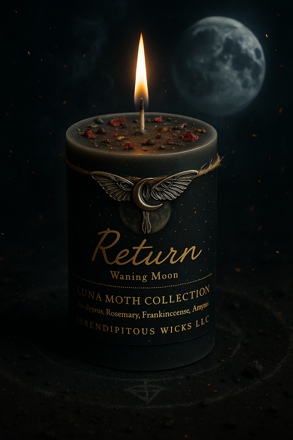 🌖 RETURN — Waning Moon IV (release, integration) | Luna Moth Collection