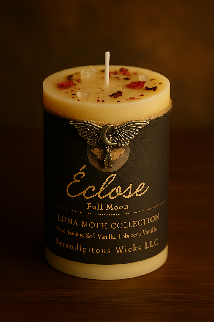 🌕 ECLOSE — Full Moon III (illumination, receiving) | Luna Moth Collection