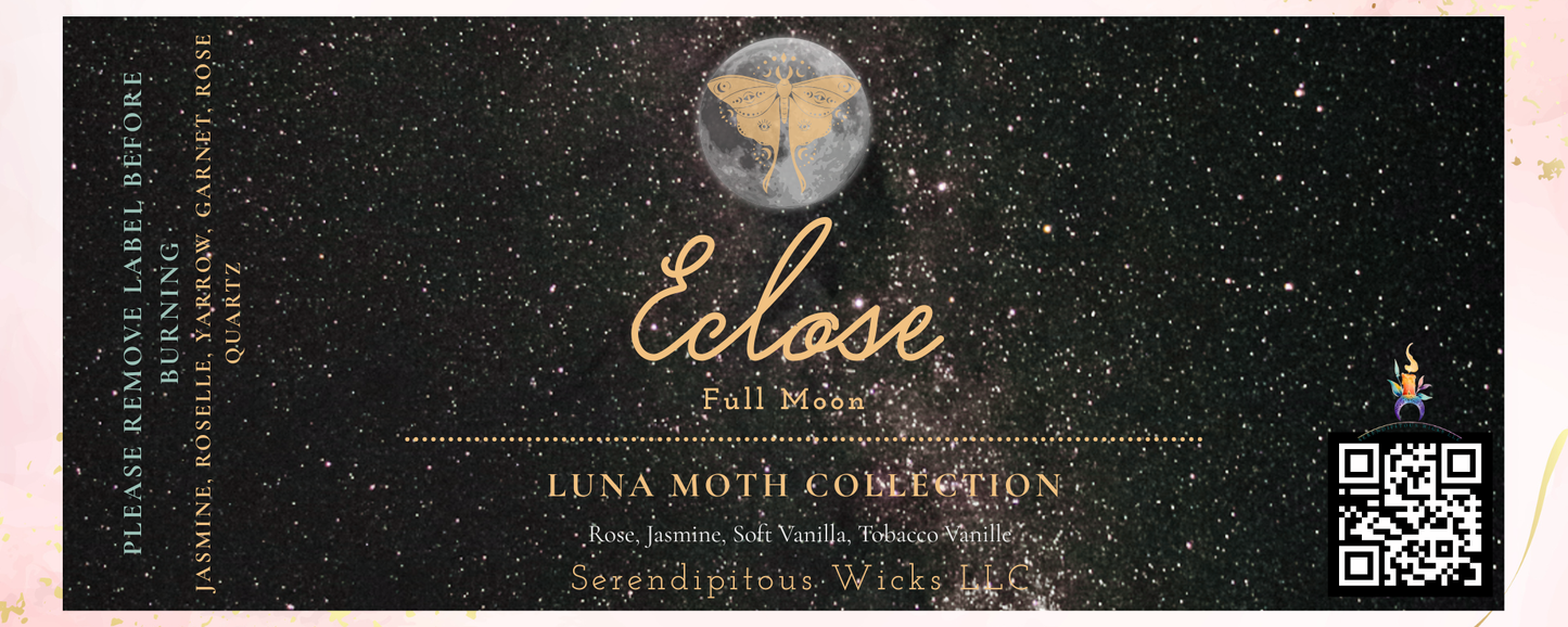 🌕 ECLOSE — Full Moon III (illumination, receiving) | Luna Moth Collection