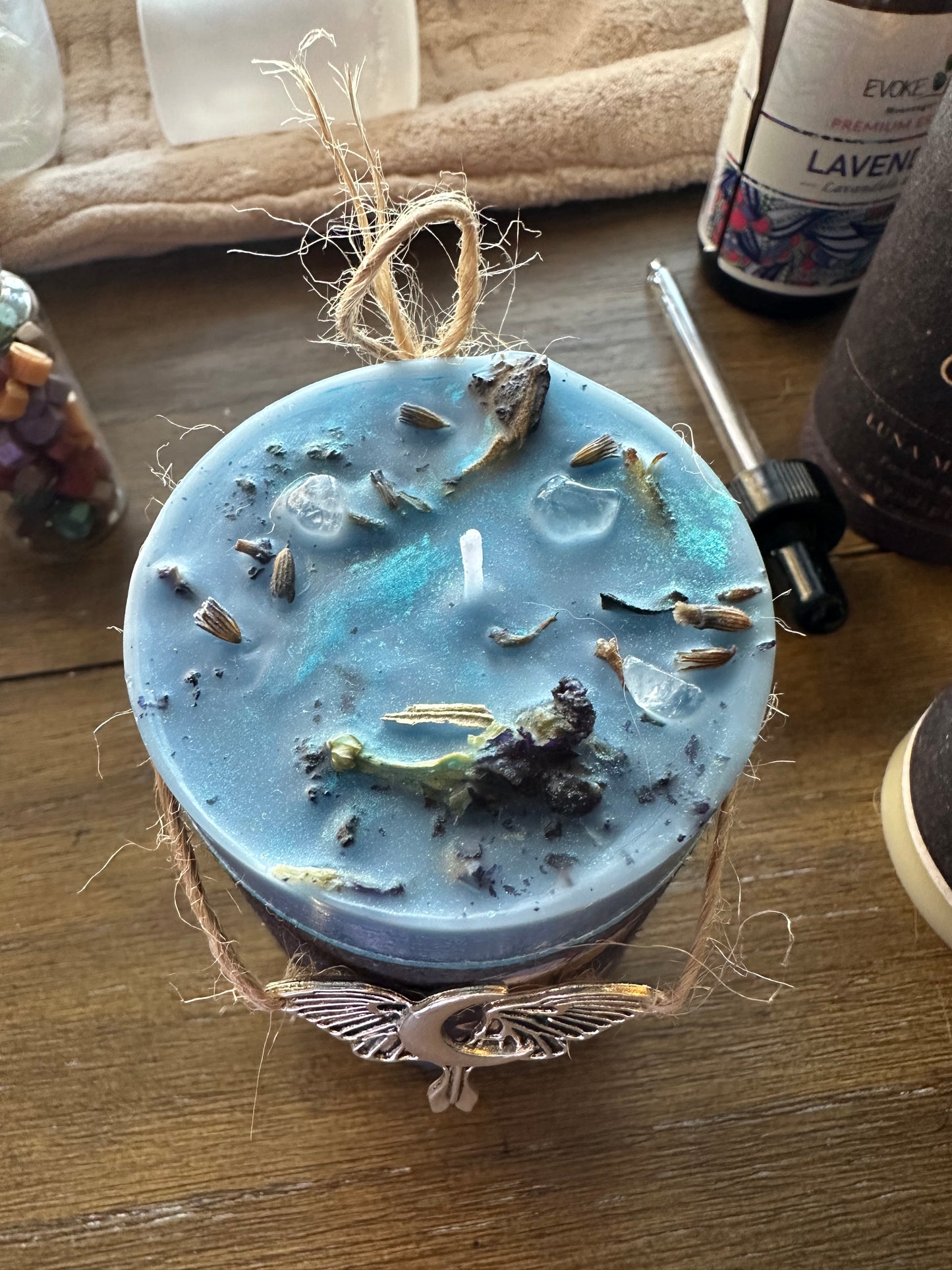 🌑 EGG — New Moon I (fresh starts, intention) | Luna Moth Collection