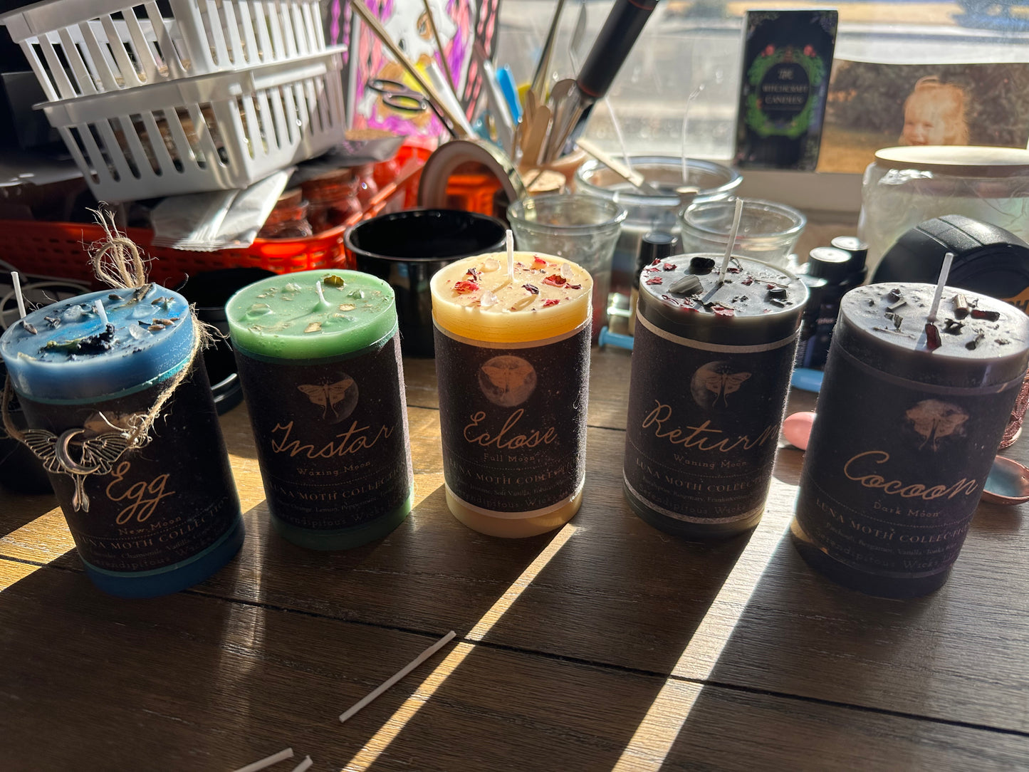 🌒 INSTAR — Waxing Moon II (growth, momentum) | Luna Moth Collection