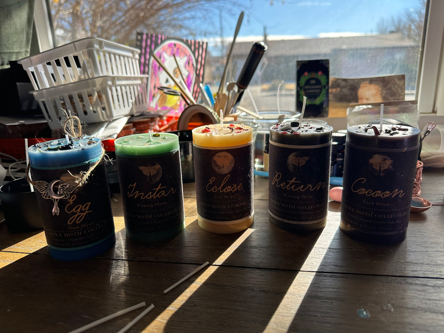 Luna Moth 5- Piece Moon Ritual Set