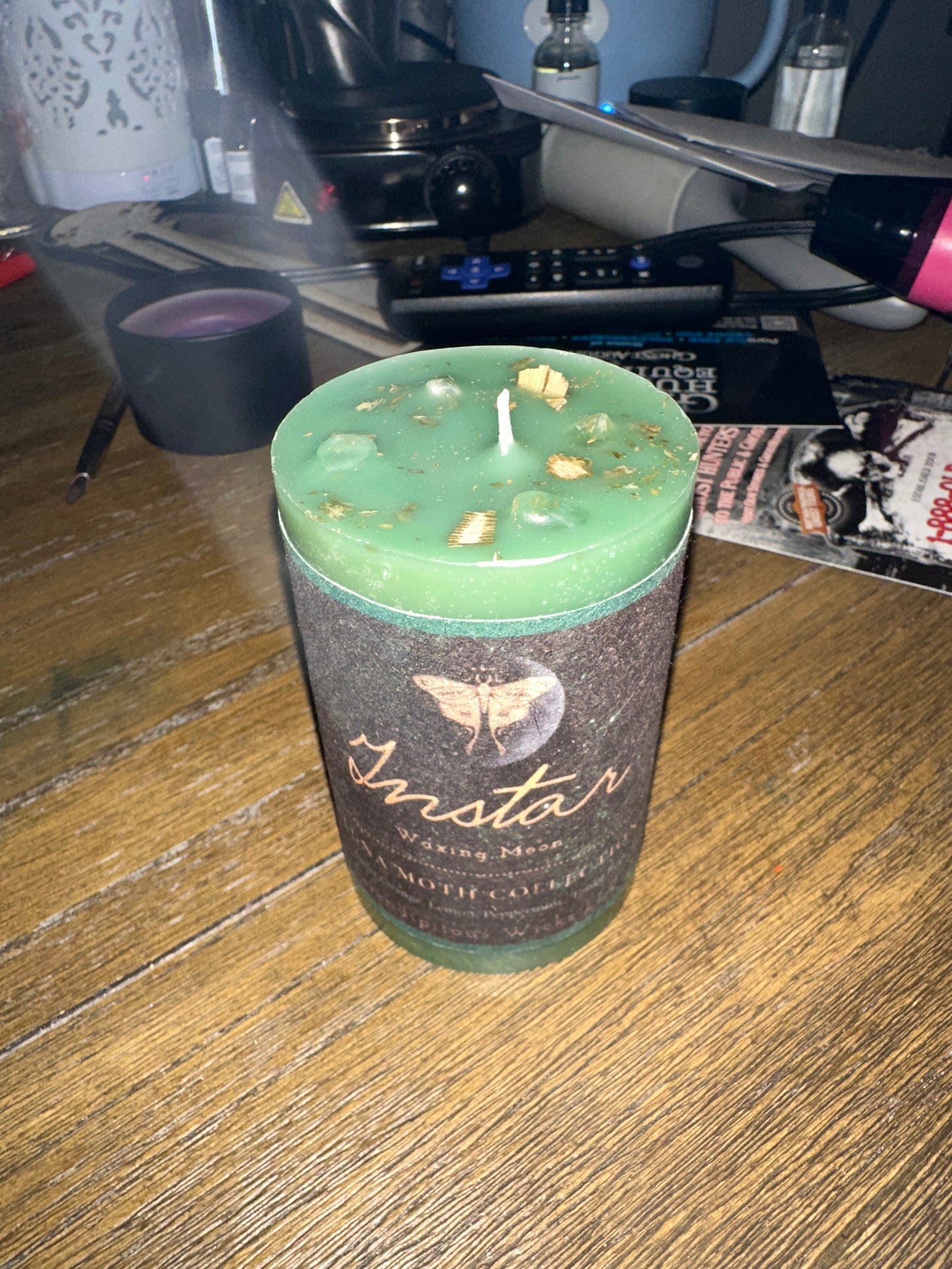 🌒 INSTAR — Waxing Moon II (growth, momentum) | Luna Moth Collection